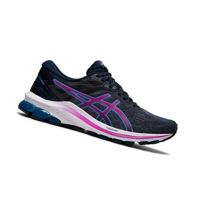 Chaussure Running Asics GT-1000 Femme Bleu Marine | YHXU71402