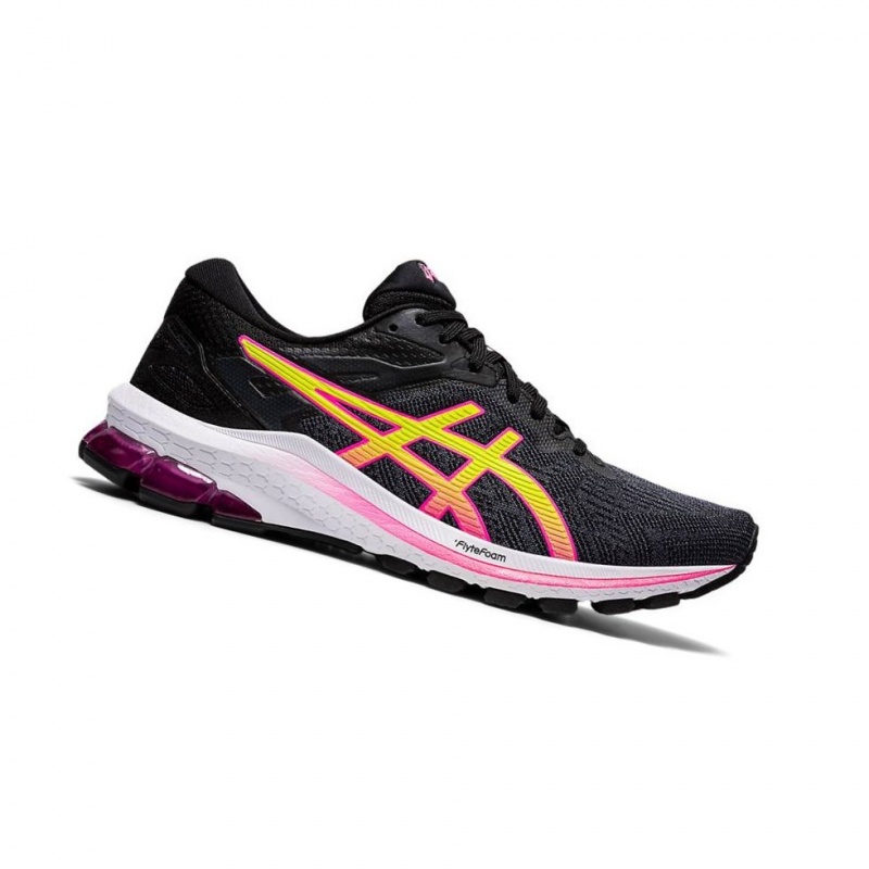 Chaussure Running Asics GT-1000 Femme Noir | EWQR81237