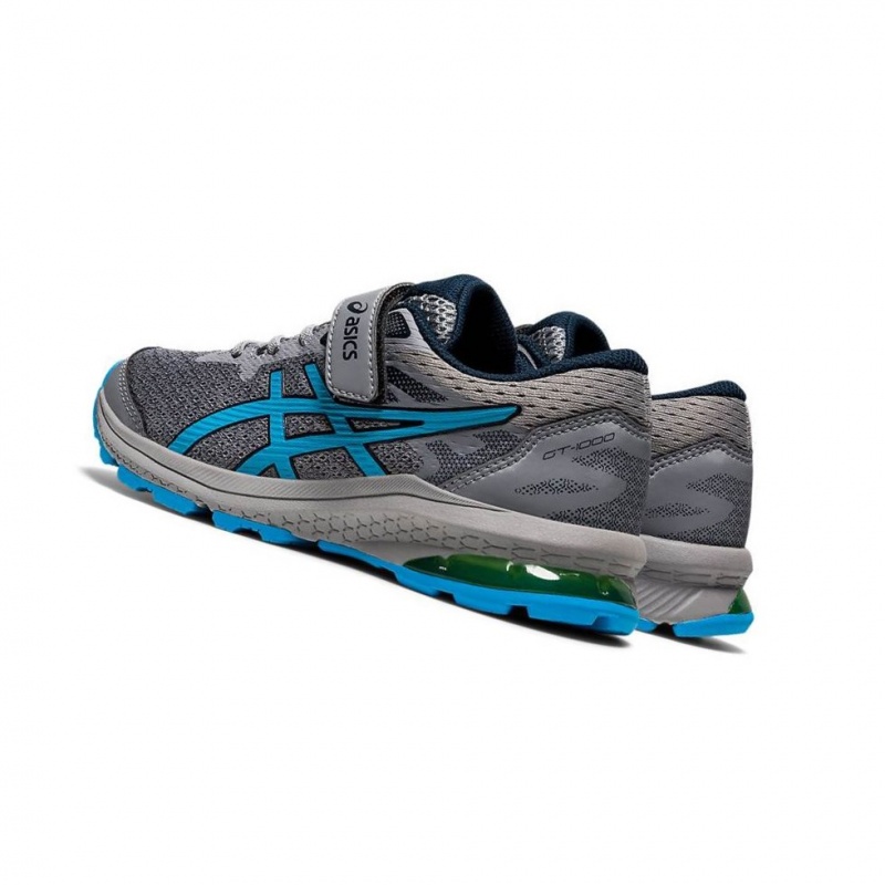 Chaussure Running Asics GT-1000 GS Enfant Grise Foncé | BEVL20547