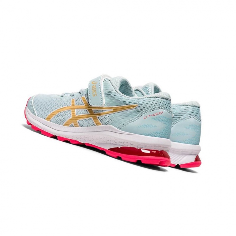 Chaussure Running Asics GT-1000 PS Enfant Turquoise Clair | SMDB54291