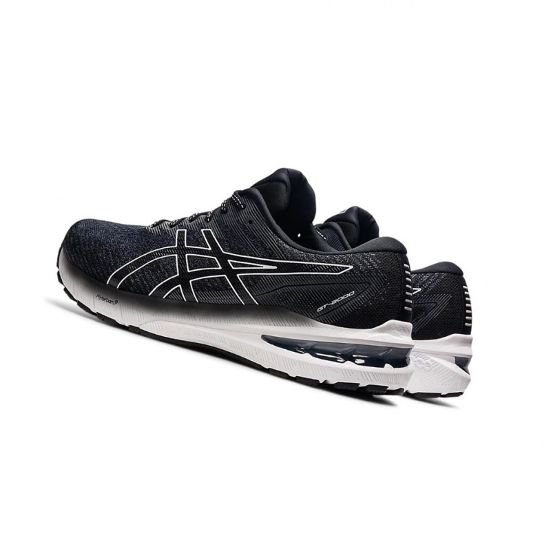 Chaussure Running Asics GT-2000 10 (2E) Homme Noir Blanche | GTXP80654