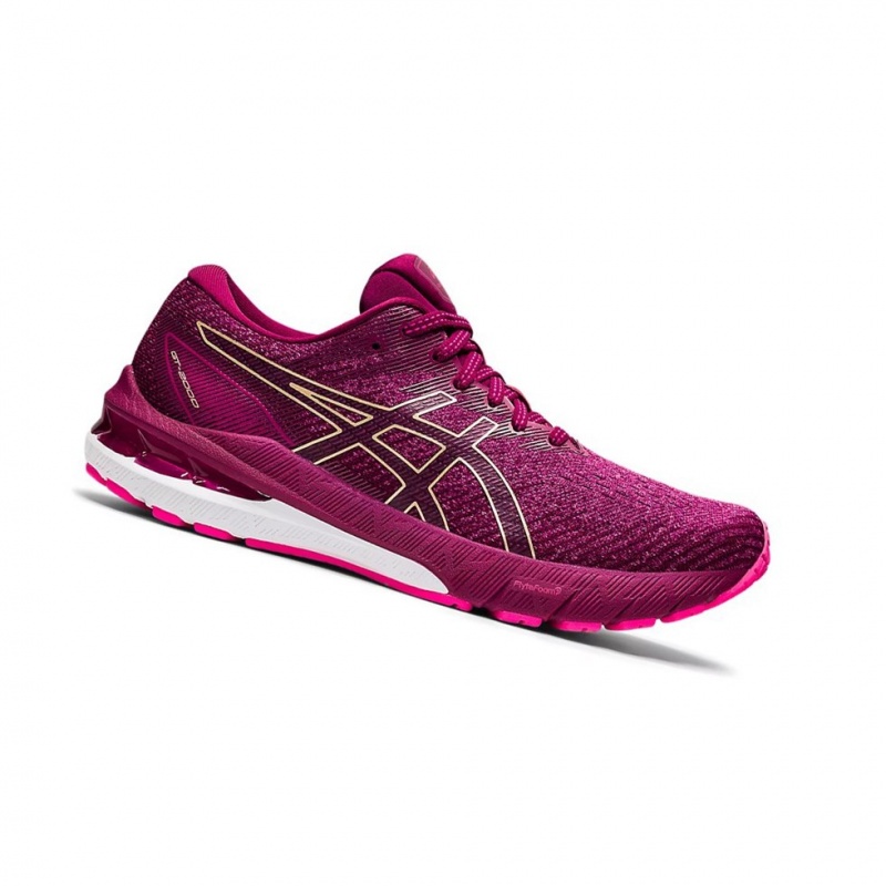 Chaussure Running Asics GT-2000 10 Femme Rose | TSIQ17638