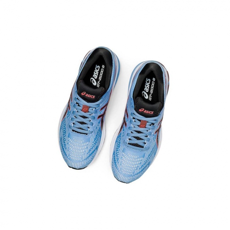 Chaussure Running Asics GT-2000 8 Femme Bleu Clair | FHOZ21803