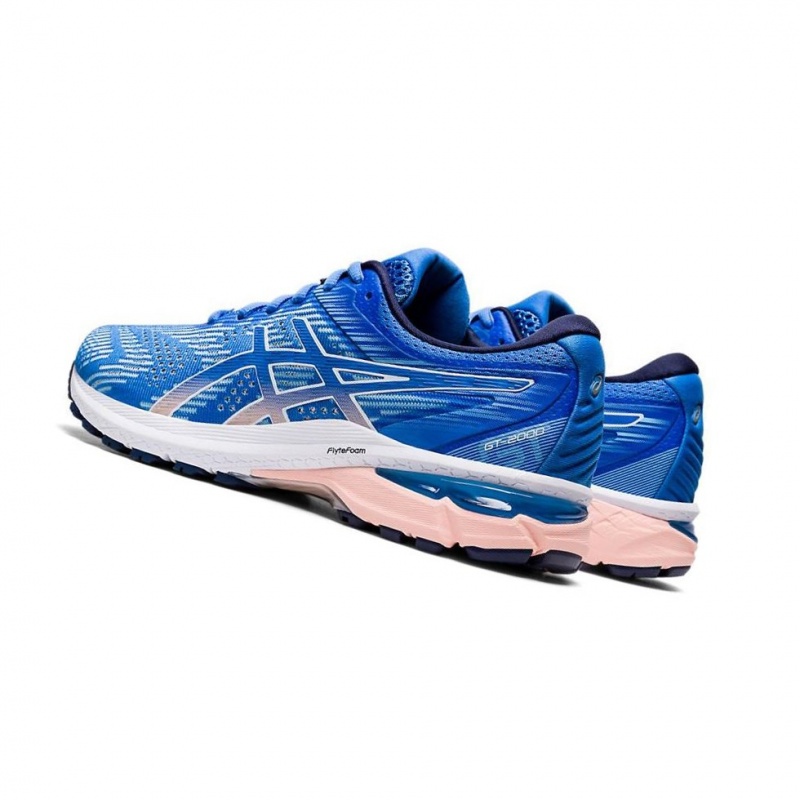 Chaussure Running Asics GT-2000 8 Femme Bleu | VBIR91260