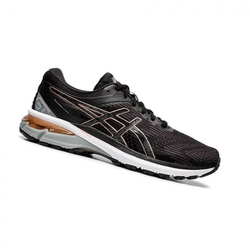 Chaussure Running Asics GT-2000 8 Femme Noir | OWZT49532