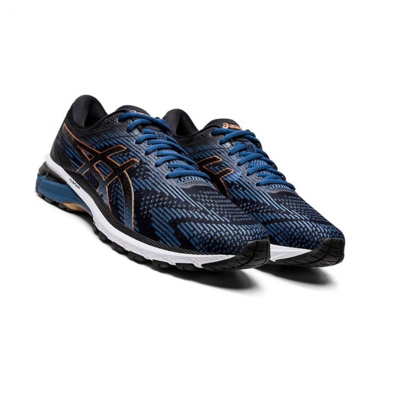 Chaussure Running Asics GT-2000 8 Homme Bleu Foncé | OFGV42591