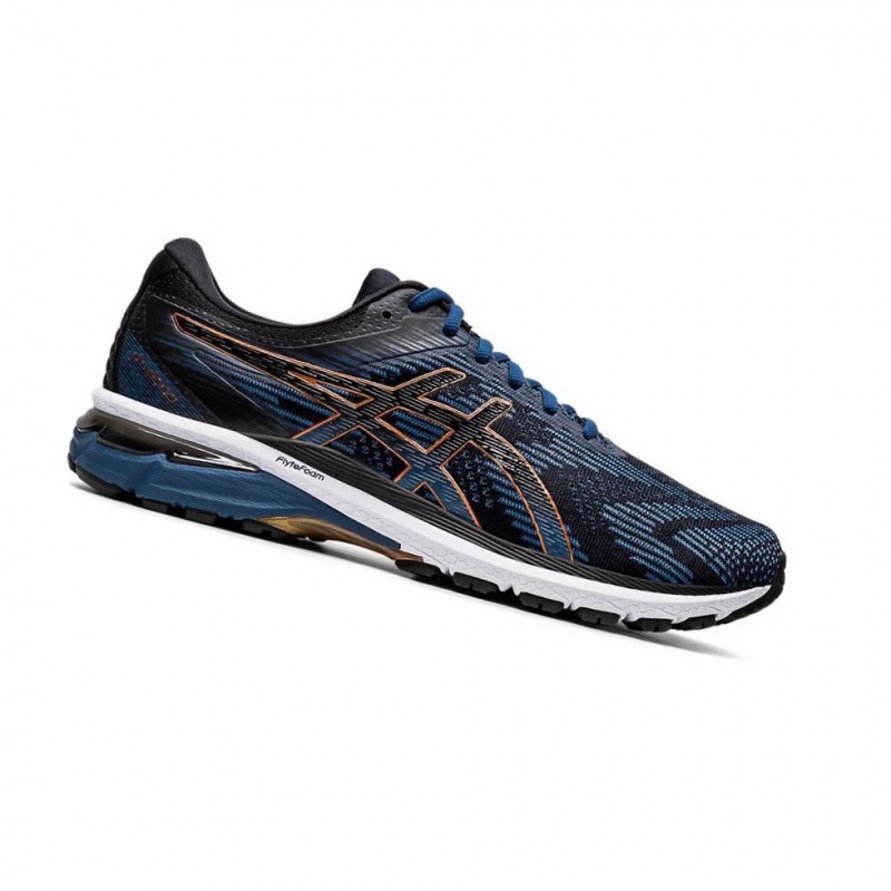 Chaussure Running Asics GT-2000 8 Homme Bleu Foncé | OFGV42591