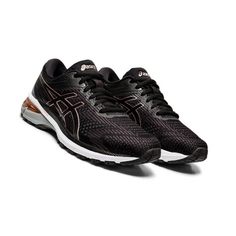 Chaussure Running Asics GT-2000 8 Larges Femme Noir | DOIU97014