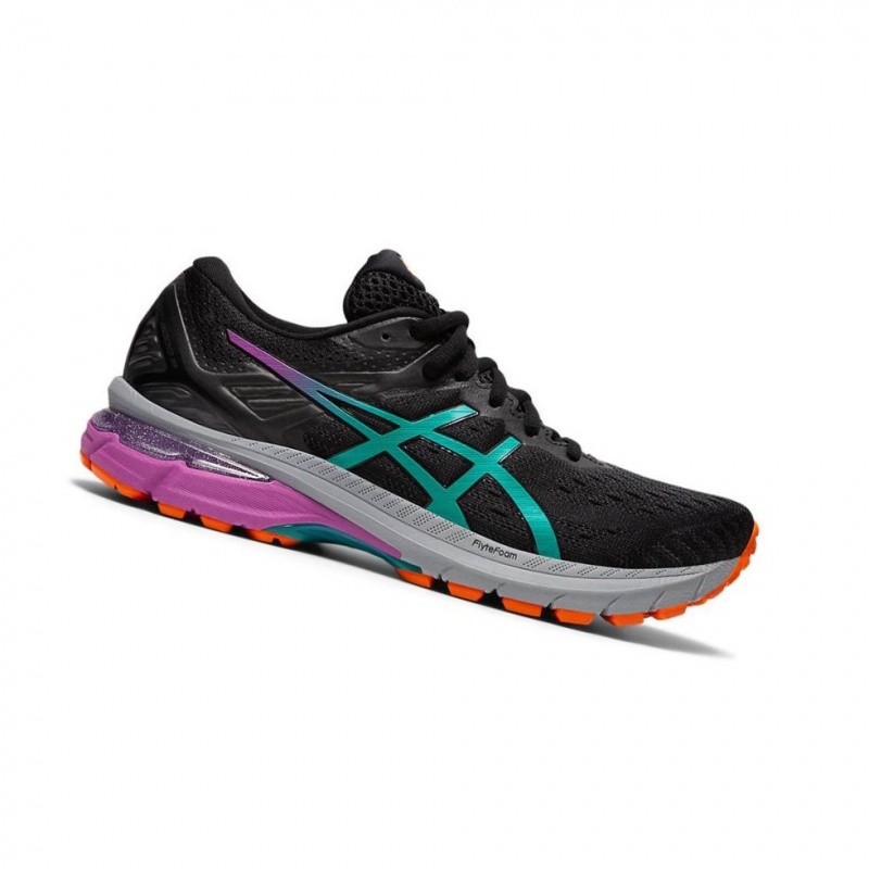 Chaussure Running Asics GT-2000 Femme Noir | IABY65983