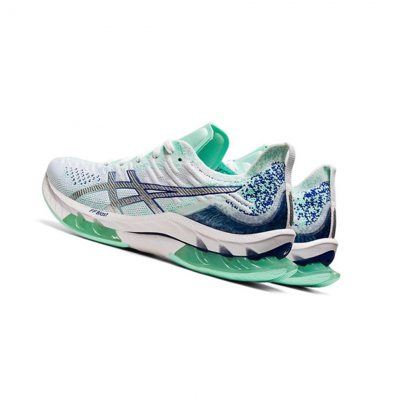 Chaussure Running Asics KINSEI BLAST Femme Blanche Argent | HJES73012