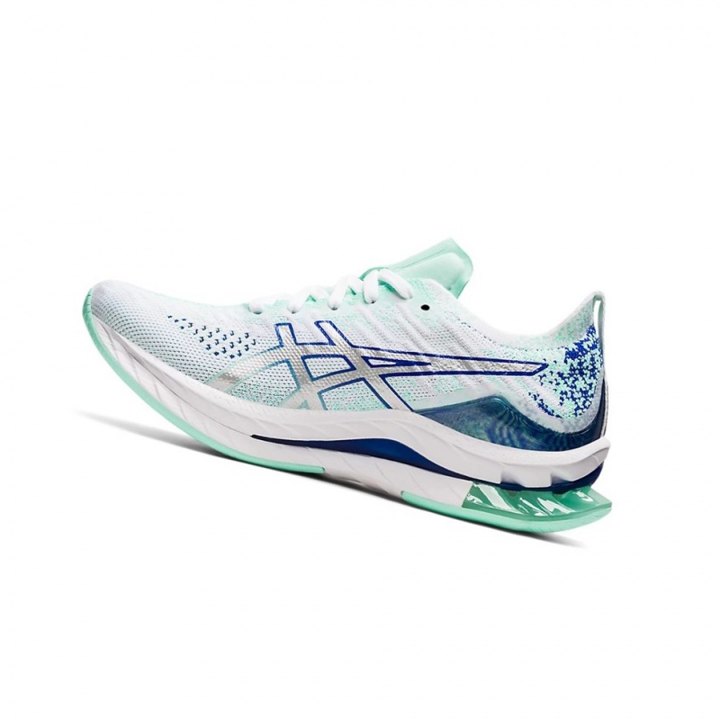 Chaussure Running Asics KINSEI BLAST Femme Blanche Argent | HJES73012