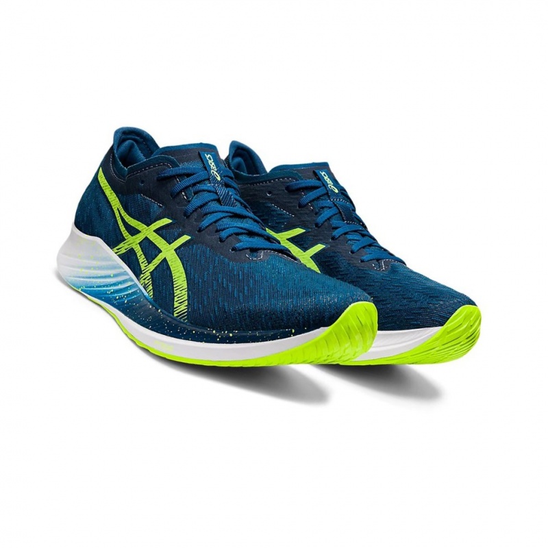 Chaussure Running Asics MAGIC SPEED Homme Bleu Vert | RTFS91826