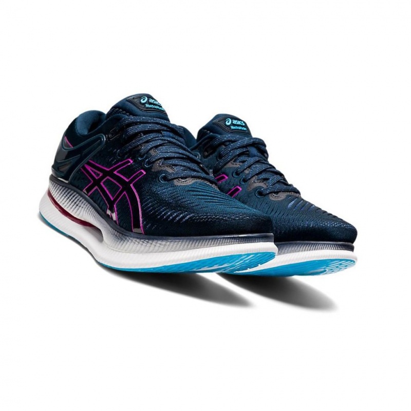 Chaussure Running Asics METARIDE Femme Bleu Marine | FECQ24703