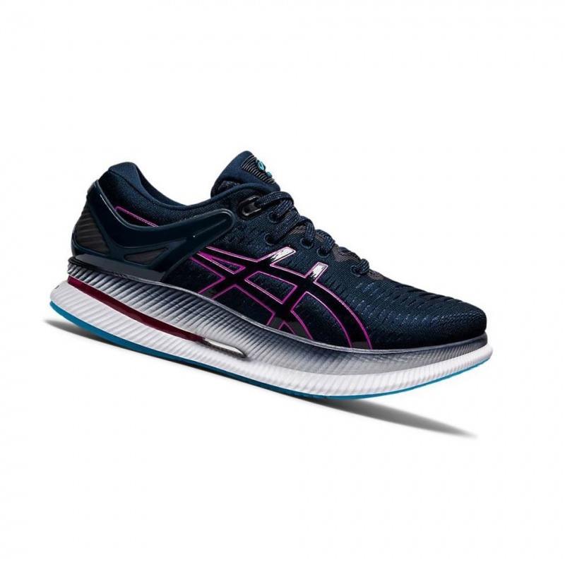 Chaussure Running Asics METARIDE Femme Bleu Marine | FECQ24703