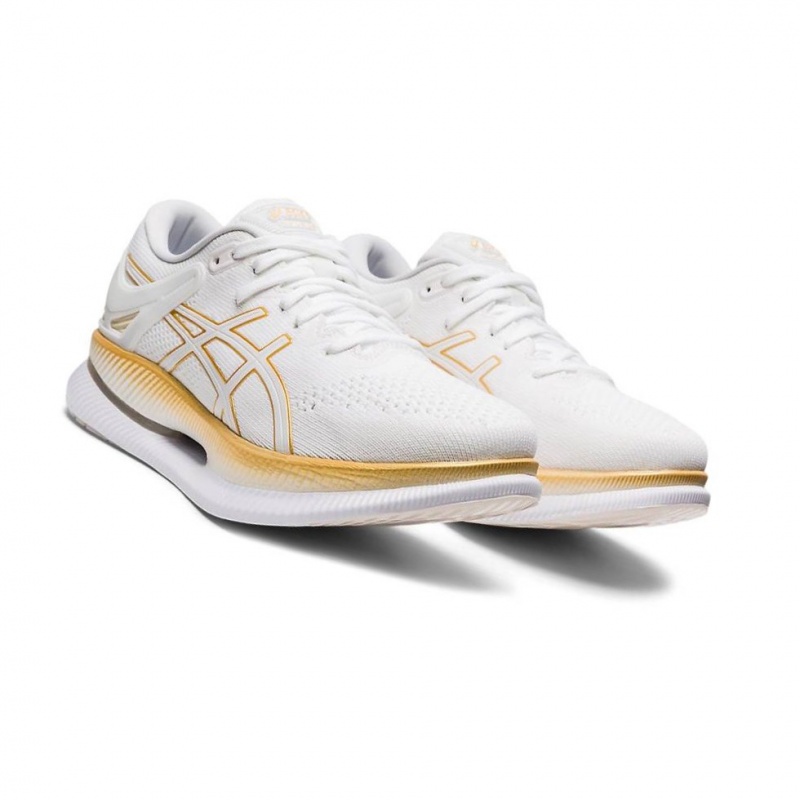 Chaussure Running Asics METARIDE Femme Blanche | URBT14083