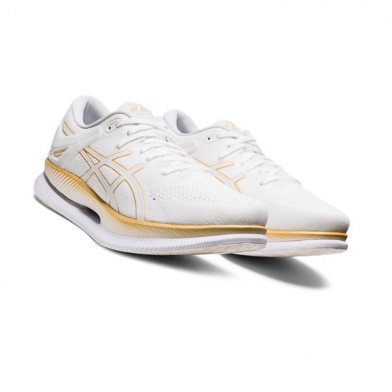 Chaussure Running Asics METARIDE Homme Blanche | JHNY29841