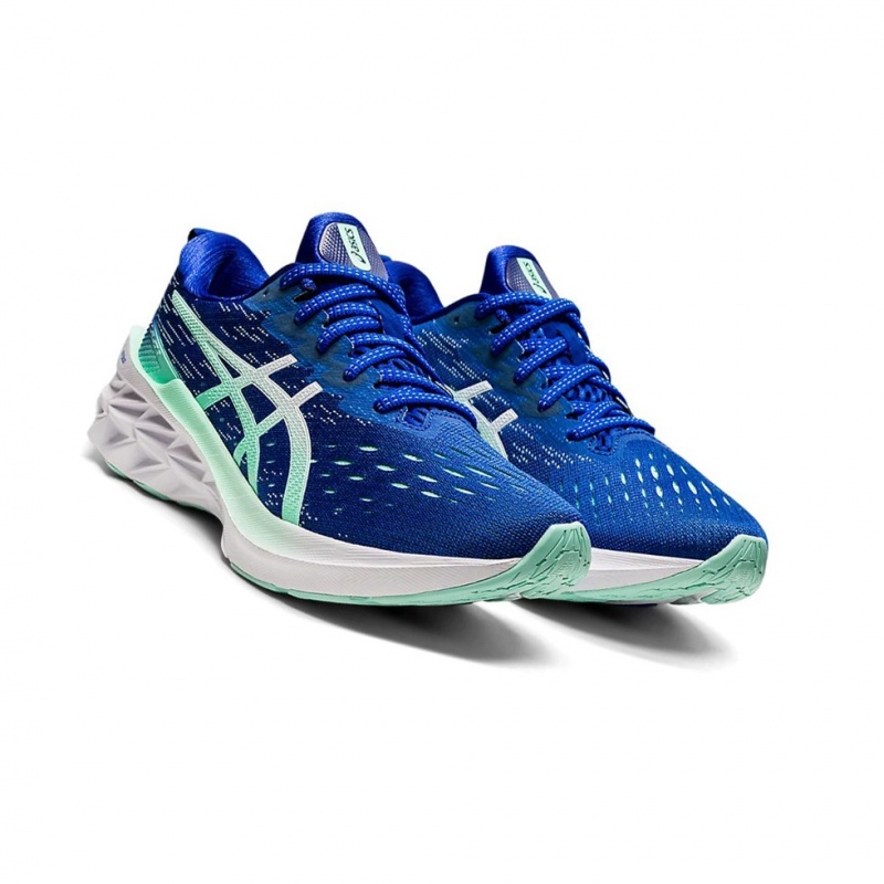 Chaussure Running Asics NOVABLAST 2 Femme Bleu Blanche | WPJA81975