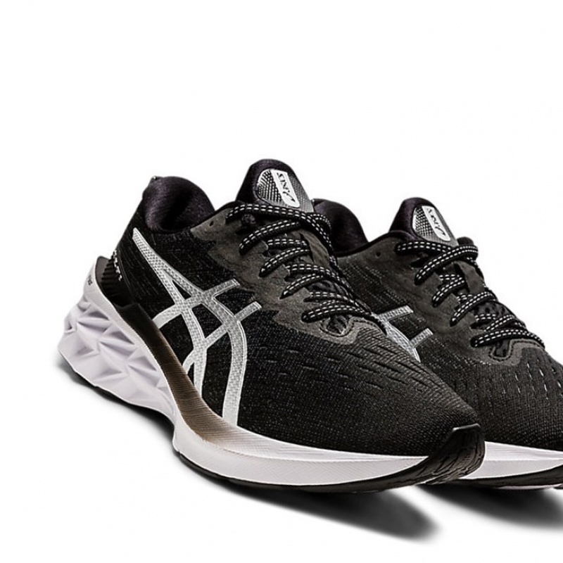 Chaussure Running Asics NOVABLAST 2 Femme Noir Argent | RVXZ37246