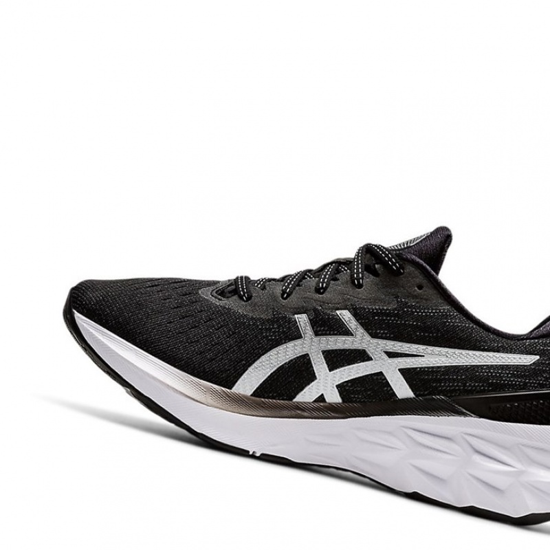 Chaussure Running Asics NOVABLAST 2 Femme Noir Argent | RVXZ37246