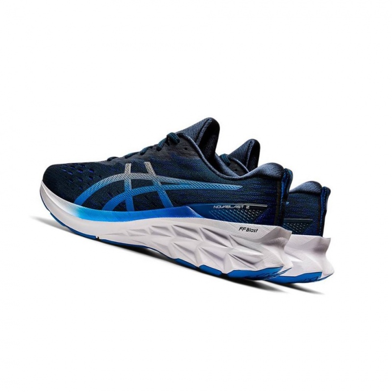 Chaussure Running Asics NOVABLAST 2 Homme Bleu Marine | QVFW82590