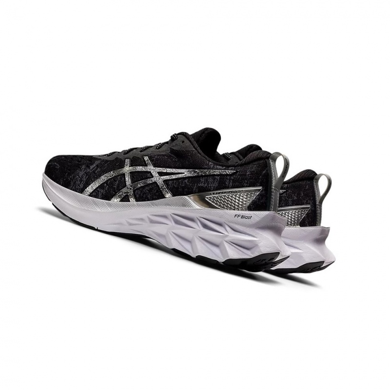 Chaussure Running Asics NOVABLAST 2 PLATINUM Femme Grise Argent | MFJA74386