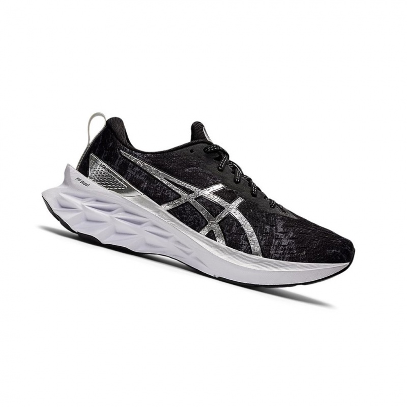 Chaussure Running Asics NOVABLAST 2 PLATINUM Femme Grise Argent | MFJA74386