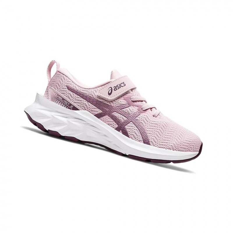 Chaussure Running Asics NOVABLAST 2 PS Enfant Rose Argent | SZTI75048