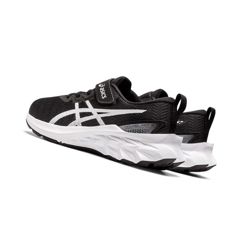 Chaussure Running Asics NOVABLAST 2 PS Enfant Noir Blanche | SKAC30518