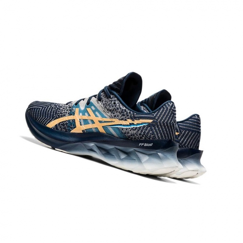 Chaussure Running Asics NOVABLAST Femme Bleu | ZCWT43820