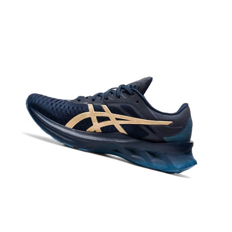 Chaussure Running Asics NOVABLAST Femme Bleu Marine | UXQS96153