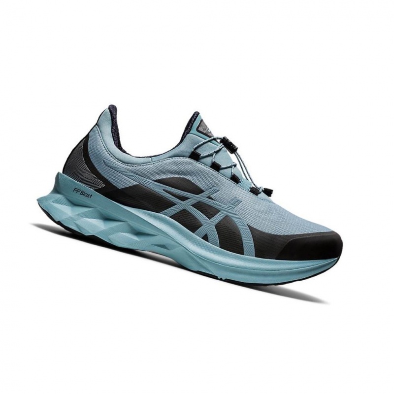 Chaussure Running Asics NOVABLAST Homme Bleu Clair | PYSH37804