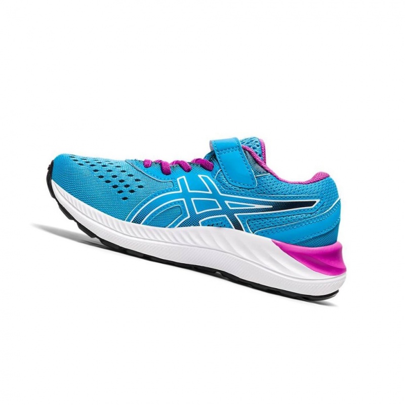 Chaussure Running Asics PRE EXCITE 8 PS Enfant Bleu | NLTW31264