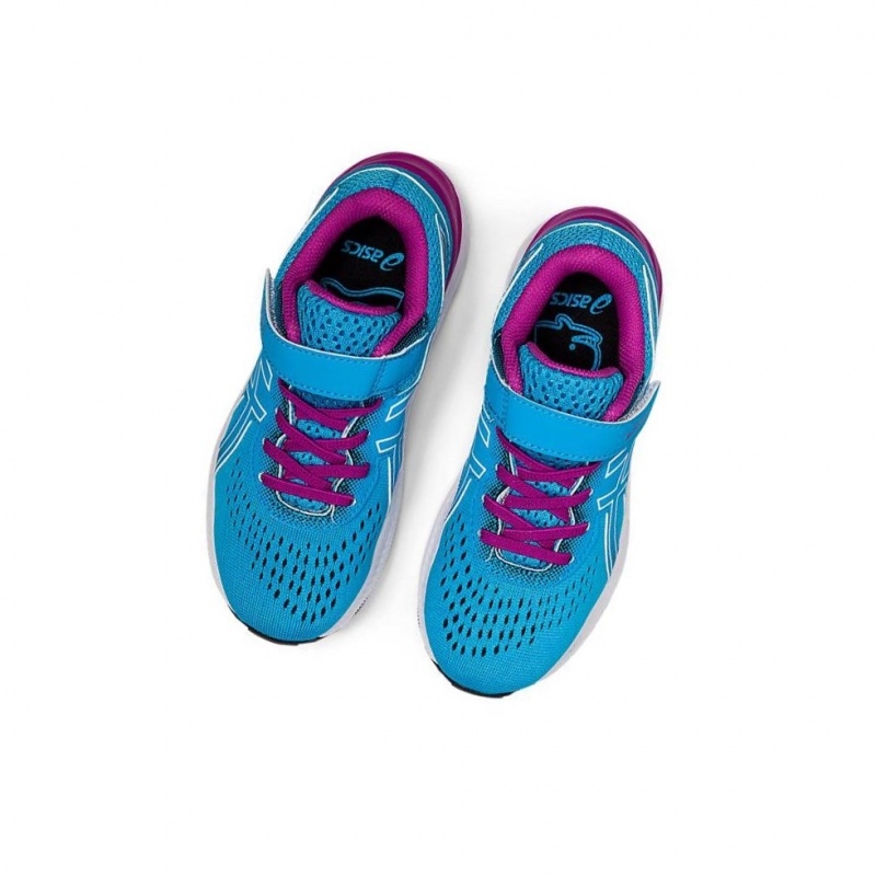 Chaussure Running Asics PRE EXCITE 8 PS Enfant Bleu | NLTW31264