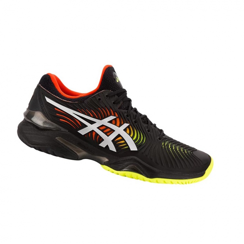 Chaussure Tennis Asics COURT FF 2 Homme Noir Blanche | SZIN38960