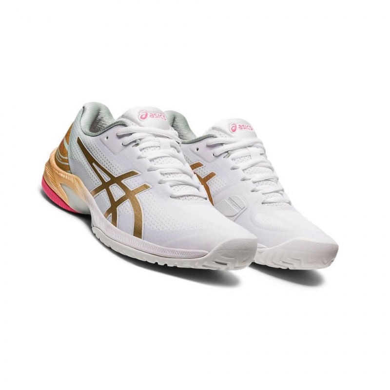 Chaussure Tennis Asics COURT SPEED FF Femme Blanche | GKQY05629