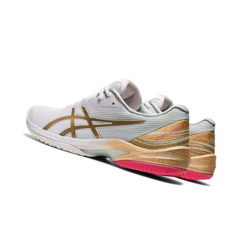 Chaussure Tennis Asics COURT SPEED FF Femme Blanche | GKQY05629