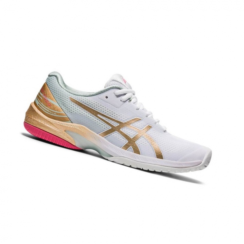 Chaussure Tennis Asics COURT SPEED FF Femme Blanche | GKQY05629