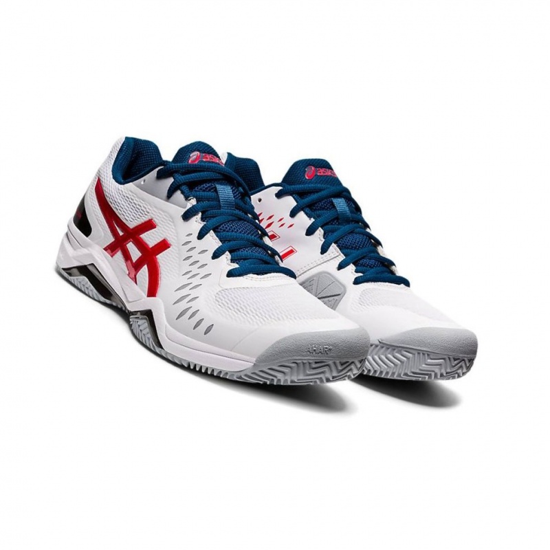 Chaussure Tennis Asics GEL-CHALLENGER 12 Homme Blanche | CGPJ39124