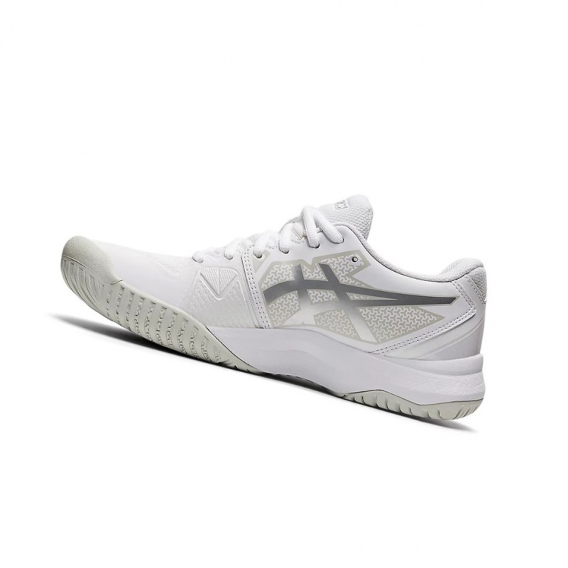 Chaussure Tennis Asics GEL-CHALLENGER 13 Femme Blanche Argent | WJRN84263