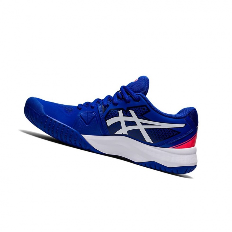 Chaussure Tennis Asics GEL-CHALLENGER 13 Femme Bleu Blanche | OQNI76580