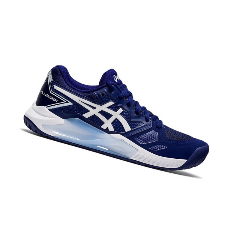 Chaussure Tennis Asics GEL-CHALLENGER 13 Femme Bleu | JFEQ49317