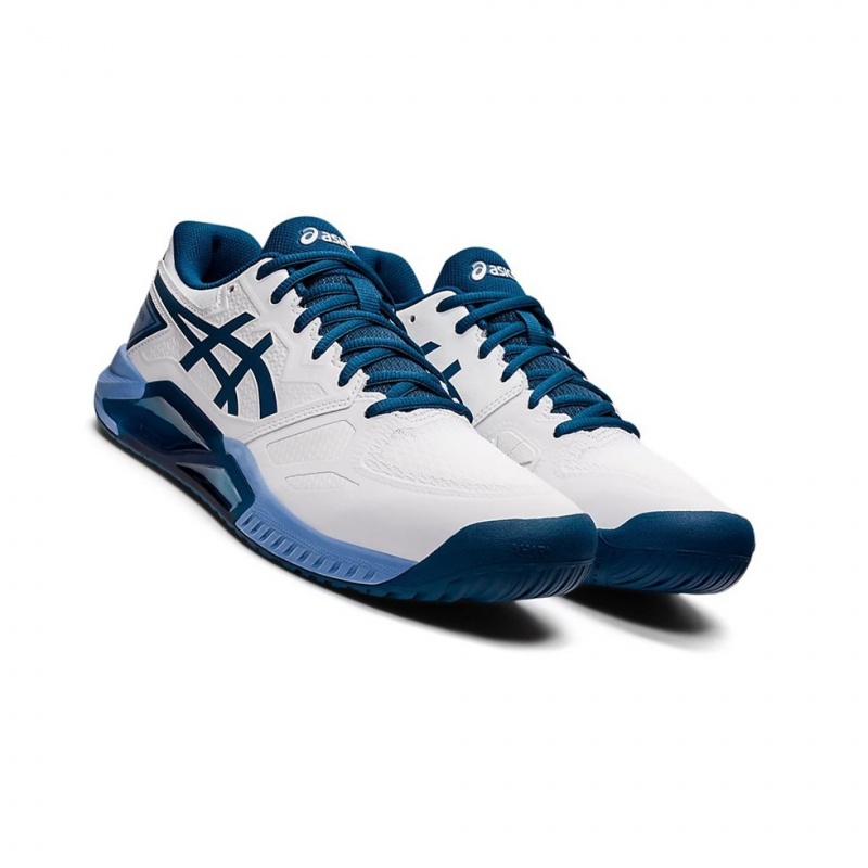 Chaussure Tennis Asics GEL-CHALLENGER 13 Homme Blanche Indigo Clair | EHIS56743