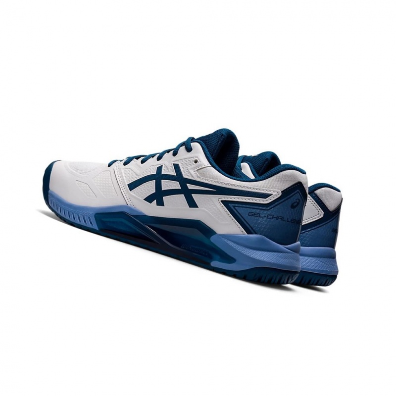 Chaussure Tennis Asics GEL-CHALLENGER 13 Homme Blanche Indigo Clair | EHIS56743