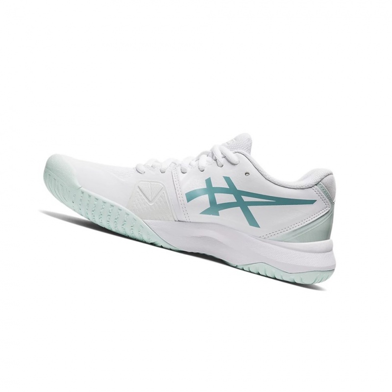 Chaussure Tennis Asics GEL-CHALLENGER 13 Femme Blanche Bleu | OVWY62480