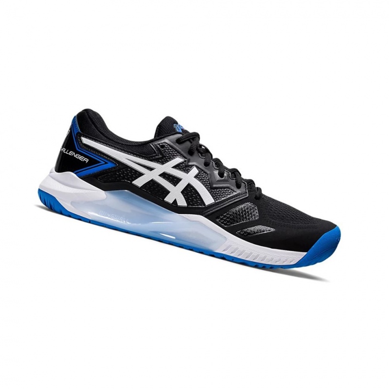 Chaussure Tennis Asics GEL-CHALLENGER 13 Homme Noir Bleu | MZGO97654