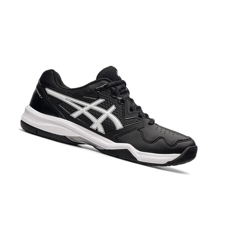 Chaussure Tennis Asics GEL-DEDICATE 7 Femme Noir Blanche | UYAF65789