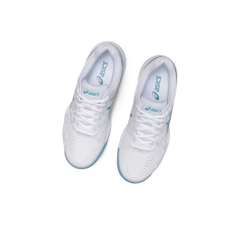 Chaussure Tennis Asics GEL-DEDICATE 7 Femme Blanche Bleu | DUFW16409