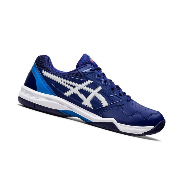 Chaussure Tennis Asics GEL-DEDICATE 7 Homme Bleu Blanche | EHUN54321