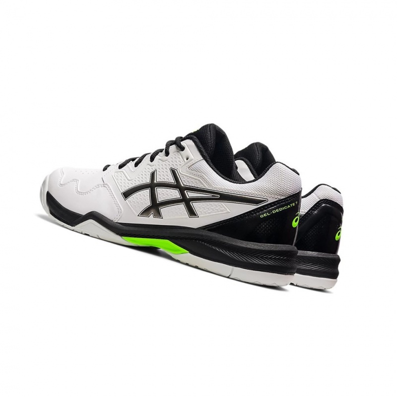 Chaussure Tennis Asics GEL-DEDICATE 7 Homme Blanche | GUYV71536