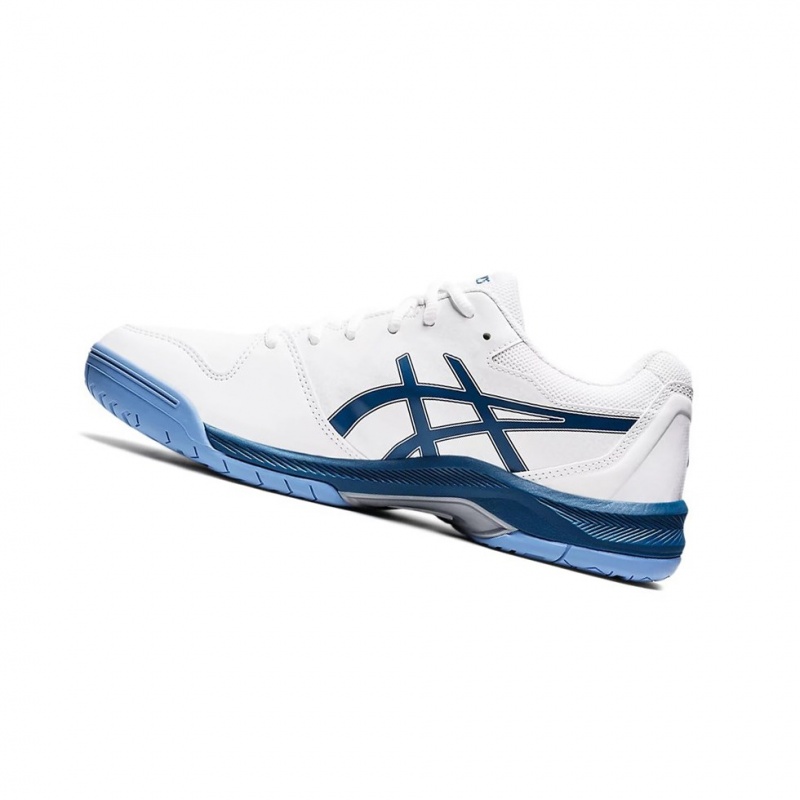 Chaussure Tennis Asics GEL-DEDICATE 7 Homme Blanche Indigo Clair | FZQC34572